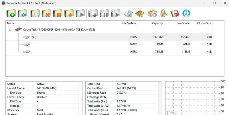 Primocache kann Windows beschleunigen. (Bild:  Thomas Joos)