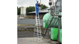 Die „Trigon-Traverse“ (Bildmitte) spielt dann ihre Stärke aus, wenn nur einzelne Leiternteile benötigt werden. (KRAUSE-Werk)