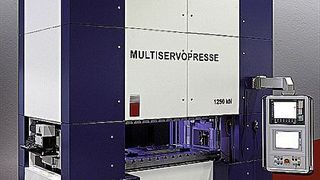 Die Multiservopresse von H & T ist eine typische Vertreterin der neuen Pressengeneration.  Bild: H & T (Archiv: Vogel Business Media)