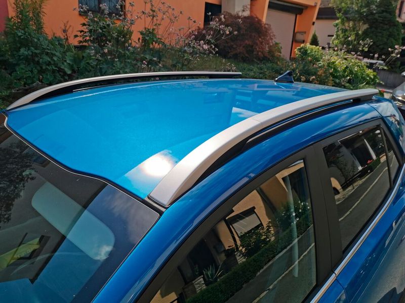 4. Praktiker 1: Die Dachreling ist zur Befestigung von Dachboxen gerade in der Reisezeit ein sehr gutes Gimmick.  (Bild: Christian Otto/ Vogel Communications Group)