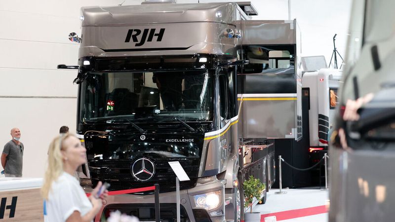 Mit Slide-Outs lässt sich die Wohnfläche noch mal deutlich erweitern.  (Bild: Messe Düsseldorf/ctillmann)