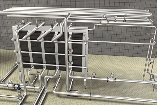 Der Einsatz smarter Sensoren in Wärmetauschern kann deren Energienutzung stark verbessern. Der Einsatz smarter Sensoren in Wärmetauschern kann deren Energienutzung stark verbessern.