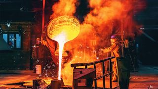 Die CO2-Emissionen des grünen Stahlwerks sollen im Vergleich zur konventionellen Stahlerzeugung um bis zu 95 Prozent geringer sein. (Bild: DedMityay - stock.adobe.com)