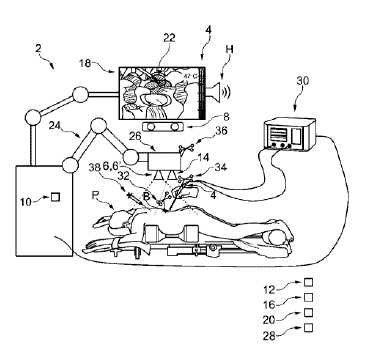 Medizinisches System mit Wärme­kamera(Bild:  B. Braun New Ventures/DPMA)