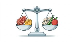 Statt Fleisch oder Käse können pflanzliche Proteine die Ernährung bereichern. Forschungsprojekte nutzen beispielsweise Apfeltrester, um darauf proteinreiche Pilze zu züchten (Symbolbild). (Bild: KI-generiert / Gemini)