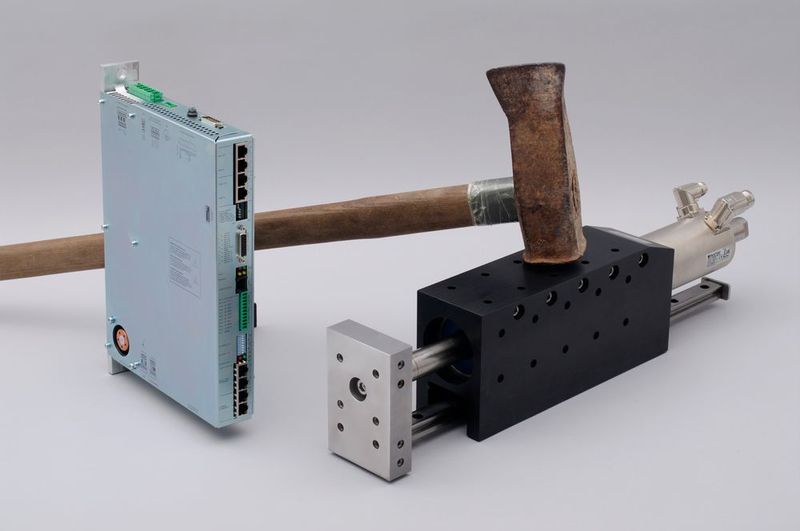 Die Linearmotor-Module der Baureihe Four-Dynamic erreichen bei Beschleunigungen von 150 m/s² und Geschwindigkeiten von 5 m/s Spitzenkräfte von bis zu 2700 N – und das alles bei einer Wiederholgenauigkeit von ± 0,05 mm. (JA²)