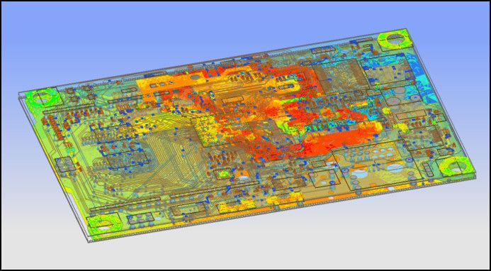 Simulationsmodell erstellt mit Ansys. (Bild: Ansys)