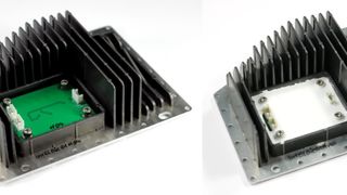 Ein aufgebautes Funktionsmuster mit ausgewählter Vergussmasse. (Bild: Fraunhofer IMWS)