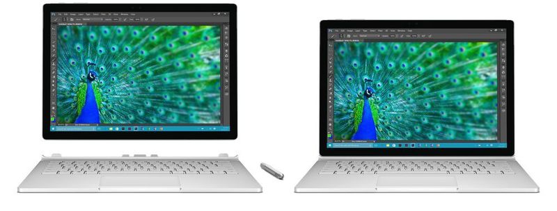 Das Surface Book von Microsoft ist ein leistungsstarkes 13-Zoll-Notebook, das sich auch in ein Tablet verwandeln kann. Das Display liefert eine Auflösung von 3.000 x 2.000 Pixel. (Bild: Microsoft)