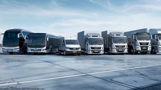 In den vergangenen Jahren waren es vor allem die neuen Bus- und Lkw-Modelle, die den Auftritt von MAN auf der IAA bestimmten. Mittlerweile kommen zunehmend auch digitale Neuheiten hinzu.  (MAN)