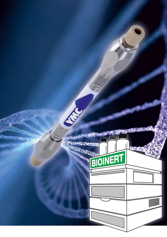 Säulen mit robuster Stationärphase und bioinerter Hardware stellen die ideale Lösung für die Ionenpaar-Umkehrphasen-Flüssigkeitschromatographie (IP-RP) von Oligonukleotiden dar. Säulen mit robuster Stationärphase und bioinerter Hardware stellen die ideale Lösung für die Ionenpaar-Umkehrphasen-Flüssigkeitschromatographie (IP-RP) von Oligonukleotiden dar.
