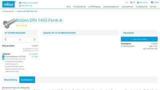 Wer seine Bolzen über Online-Konfigurator von mbo Oßwald bestellt, kann diese nun als Expresslieferung ordern. (Vollmuth – Vogel Communications Group)