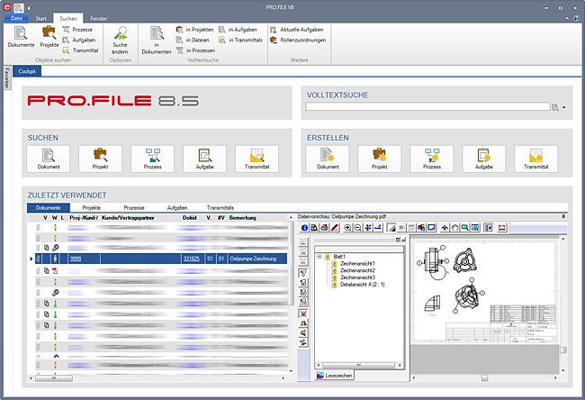 Es steht als „Product Data Backbone“ für die unternehmensweite Lenkung und Verbindung von Produktdaten im Produktlebenszyklus. (Bild: Procad)