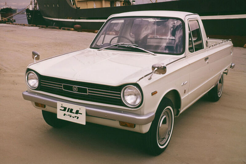 Der Mitsubishi Colt 1100, hier ein Baujahr 1967, war dagegen ein Pick-up. (Mitsubishi)