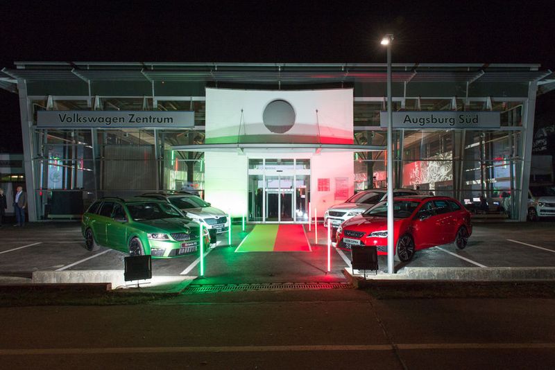 Im Augsburger Süden, in Haunstetten, hat sich der bisherige VW-Standort erweitert. (Schwaba / Christoph Fink)