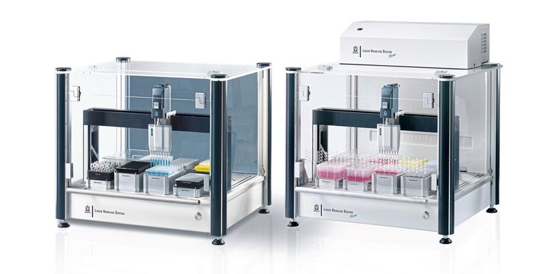 Mit einer Breite von 69 Zentimetern kann die Liquid Handling Station auch in Laboren genutzt werden, wo herkömmliche Liquid-Handling-Roboter wegen ihre Größe nicht betrieben werden können. (Bild: Brand)