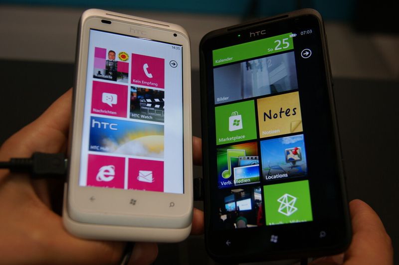 Windows Phone auf den Smartphones von HTC (IT-BUSINESS / Sarah Maier)