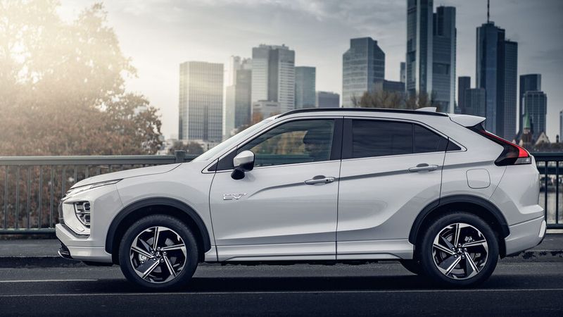 Platz 1 bei den PHEV-Fahrzeugen im April 2022: Mitsubishi Eclipse Cross, 2.036 Neuzulassungen. (Mitsubishi)