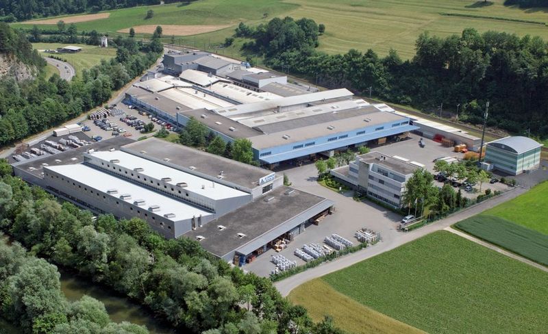 Das Werk von Alumium Laufen in Liesberg. (Aluminium Laufen) (Archiv: Vogel Business Media)