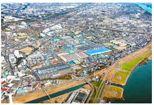Daikin’s Yodogawa Plant where a joint demonstration in the reaction process of chemicals will be carried out. (Daikin)