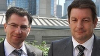 Fred Benz (li.) und Bernd Bürger von Webauto.de. (Richter)