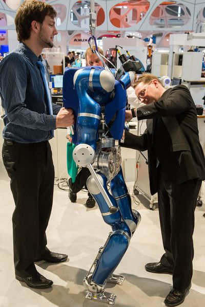 Rückblick: Impressionen von der Automatica 2012. (Bild: Messe München)
