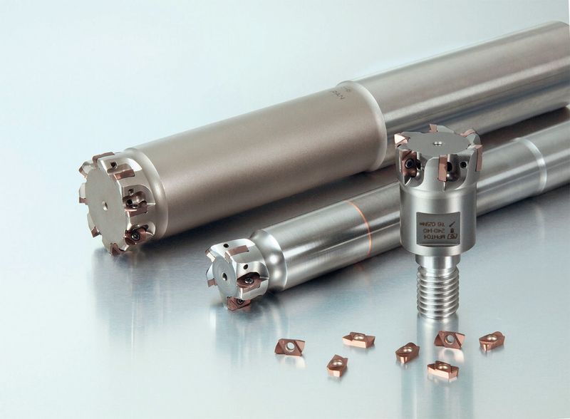 Bild 5: Die Wendeschneidplattenfräser ASPV sind in Durchmessern von 8 bis 66 mm verfügbar. (Bild: Hitachi Tool)