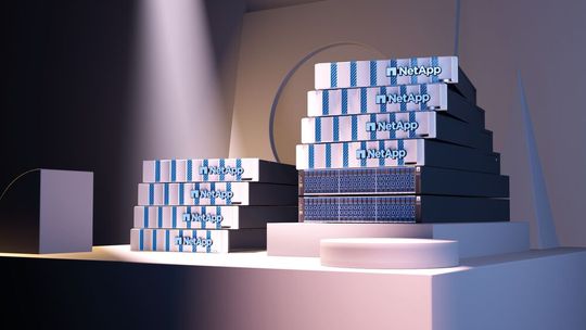 Ein AFX-Cluster kann auf bis zu 128 Controller und 52 Enclosures mit einer Gesamtkapazität von mehr als einem Exabyte skaliert werden. (Bild:  NetApp)