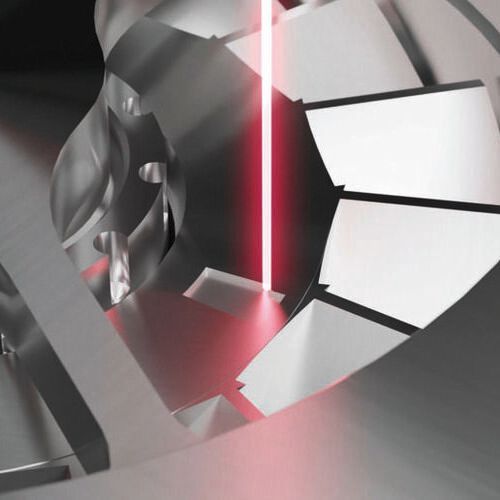 Inside the hybridbearing turbopump, a rotor is supported by a combination of permanent magnet bearings and roller bearings and driven at very high speeds. Inside the hybridbearing turbopump, a rotor is supported by a combination of permanent magnet bearings and roller bearings and driven at very high speeds.