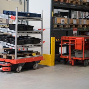 Anlieferung Blechlager.(Bild:  Safelog)