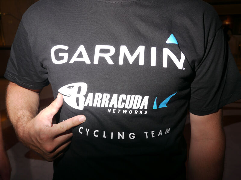 Barracuda Networks ist einer der Hauptsponsoren des Garmin-Sharp-Barracuda Procycling Teams. (Archiv: Vogel Business Media)