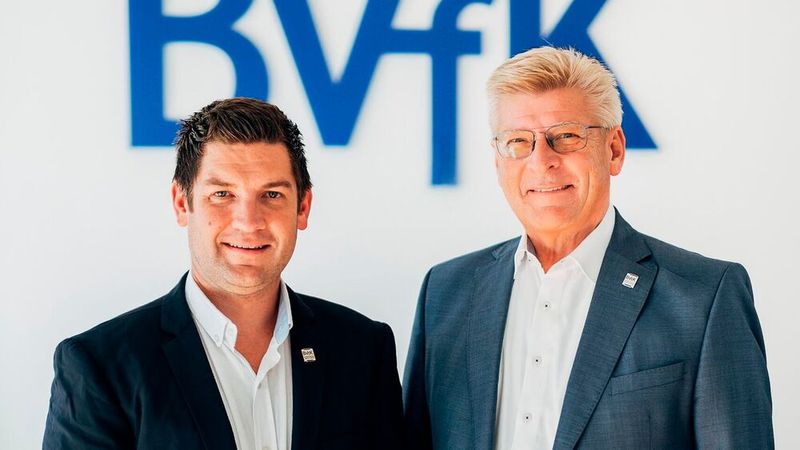 Die neue Führungsspitze des BVfK: Ansgar Klein (r.) und Sven Allinger (l.).(Bild:  BVfK)