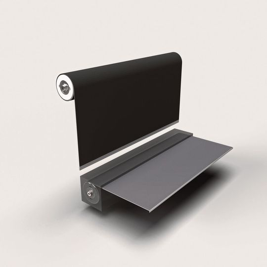 Rollbandabdeckungen, mit oder ohne Gehäuse, lassen sich individuell an die Einbausituation anpassen.(Bild:  Hema Maschinen- und Apparateschutz GmbH)