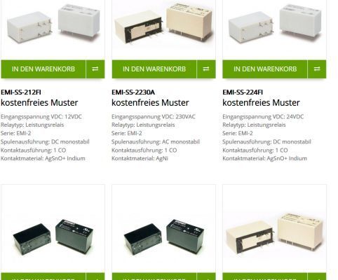 Sample Shop: CODICO bietet eine Website mit Musterbestellungen an - zu sehen ist eine kleine Auswahl (Bild: CODICO)