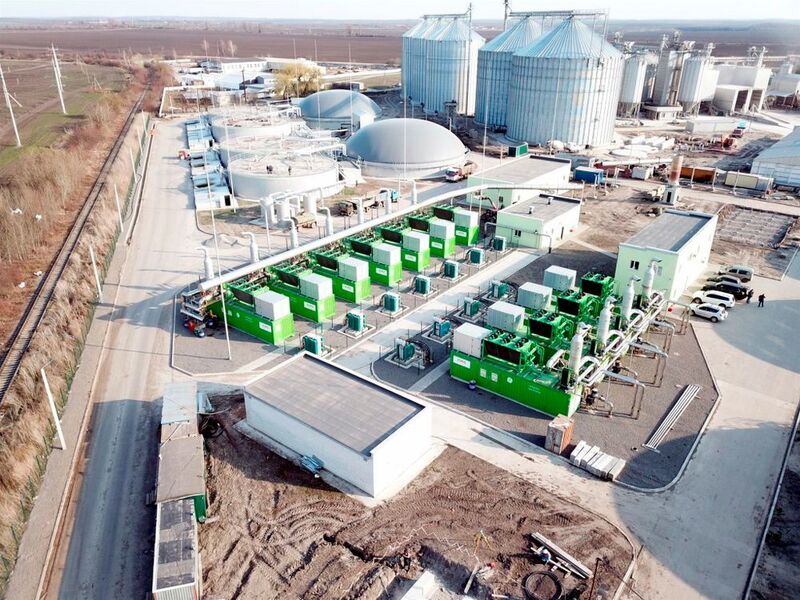World’s largest biogas plant with 18 Jenbacher gas engines, designed and erected by Zorg Biogas.   (Zorg Biogas)
