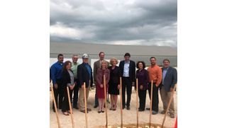 Dr. Stephan Glander, CEO BYK, Alison Avery, president BYK USA Nafta and Bob Frawley, director of Stork's Gulf Coast Operations with BYK's executive team at the ground breaking ceremony for the Garamite Project at Gonzales, Texas. (Business Wire)