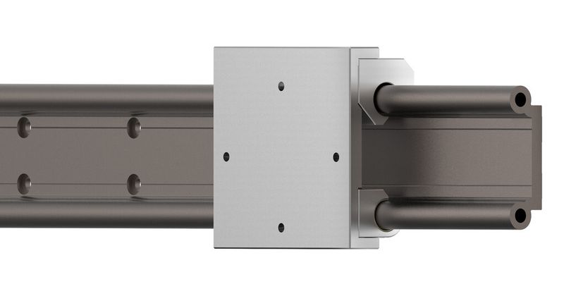 Die Drylin-W-Hybridschlitten eignen sich beispielsweise für die Verstellung von Schiebetüren oder Bedienpanels. (Bild: Igus)