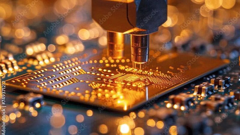 SMT: Die Entwicklung der SMT-Technik veränderte die Elektronikfertigung durch die Eliminierung bedrahteter Bauelemente. (Bild: ©  Adobe Stock)