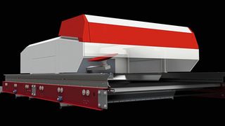 Der neue Discspreader automove verteilt Materialströme dank KI-Steuerung eigenständig perfekt auf dem Förderband. (Bild: Westeria)