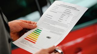 Die neue Pkw-Energieverbrauchskennzeichnungsverordnung des Bundes ist noch nicht in Kraft getreten. Bis dahin sollen Autohändler durch zusätzliche Fahrzeugangaben die Verbraucher informieren. (Bild: Dena)