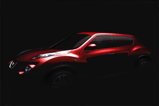 Sein Debüt am Nissan-Stand gibt der Juke. Bislang haben die Japaner jedoch noch nicht viel über ihren B-Segment-Crossover verrraten. (Archiv: Vogel Business Media)