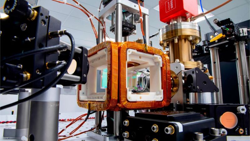 Das Innere eine Quera-Quantencomputers, der auf neutralen Atomen basiert. (Bild:  Quera)