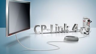 CP-Link 4: Die Multitouch-Einbau-Panel CP29xx-0010 und die Multitouch-Panel CP39xx-0010 zur Tragarmmontage können bis zu 100 m entfernt vom PC über ein Standard-CAT-7-Kabel betrieben werden. (Beckhoff)