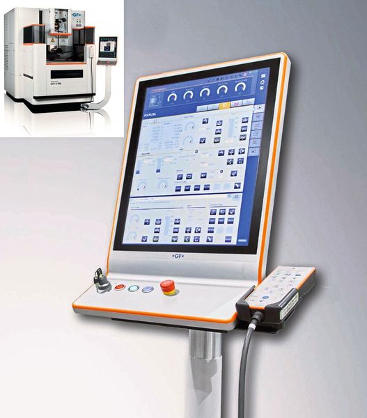 La Cut E 350 de GF Machining Solutions tourne sur une CNC Beckhoff dotée d'une interface HMI à la fois évolutive et très conviviale. (Source : Beckhoff)