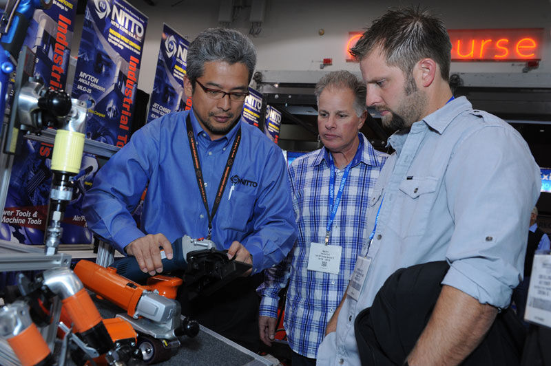The Fabtech Fair in Las Vegas is also important for the industry. (Fabtech/Jann Hendry)