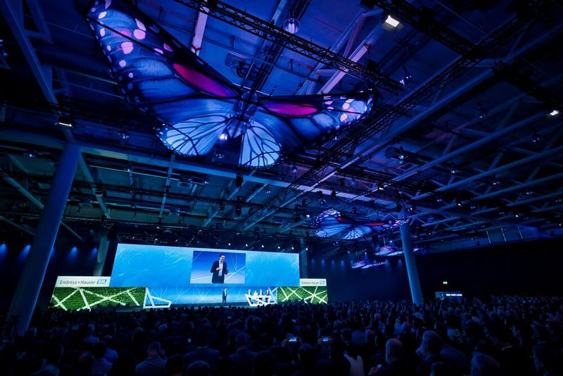 Das Endress+Hauser Global Forum 2026 versammelte in der Messe Basel rund 2000 internationale Entscheidungsträger und Experten der Prozessindustrie.   (Bild: Marc Gilgen / E+H)