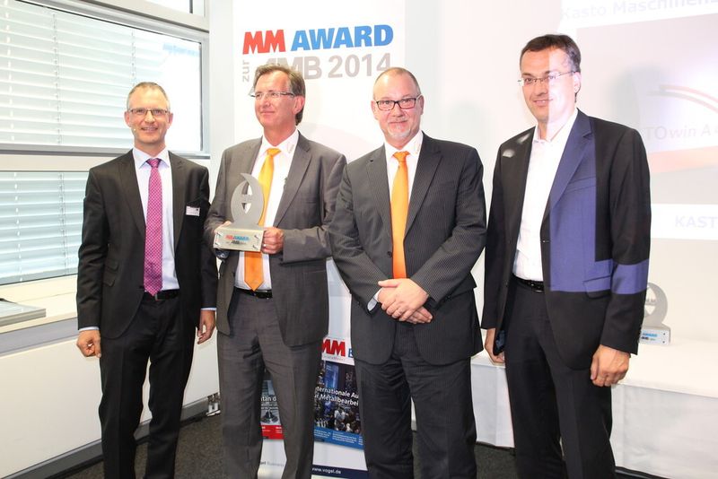 Sieger bei der Trenntechnik war Kasto mit dem Bandsägesystem Kastowin. (Bild: MM)