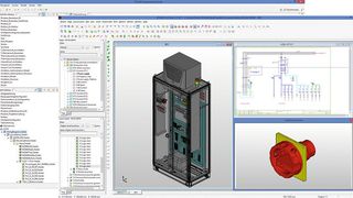 Im Eplan Data Portal stehen dem Kunden Daten für die Projektierung und den 3D-Montageaufbau für den TS 8 und Zubehör zur Verfügung. (Rittal)