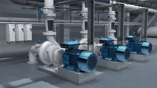 Die IE6-SynRM-Motoren von ABB sind jetzt in großen Baugrößen für einen Leistungsbereich von 110 bis 450 kW erhältlich. (Bild: ABB)