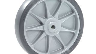 Die Räder mit TPE-Bereifung sind schmutzunempfindlich und nicht kreidend. (Bild: Fetra)